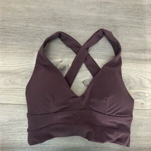 BuffBunny alpha sports bra smoked cherry